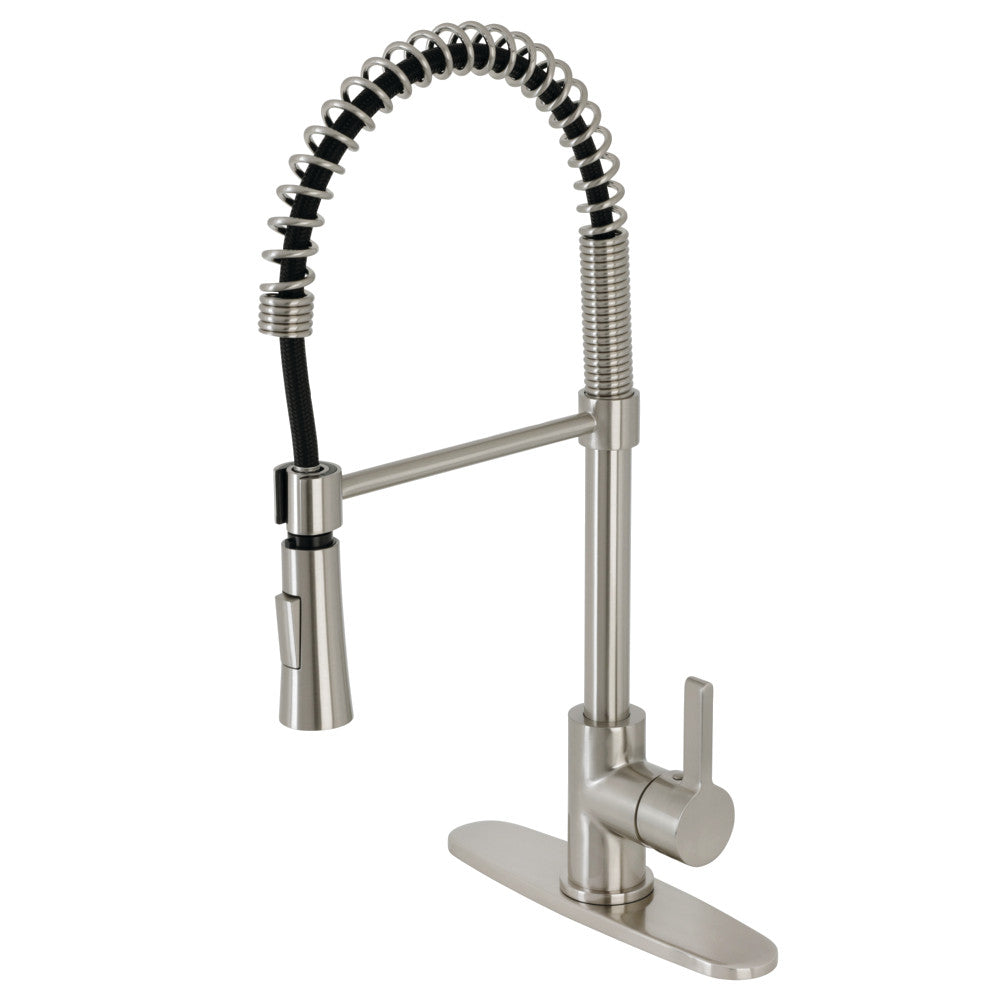 Continental Pre-Rinse Kitchen Faucet in Brushed Nickel
