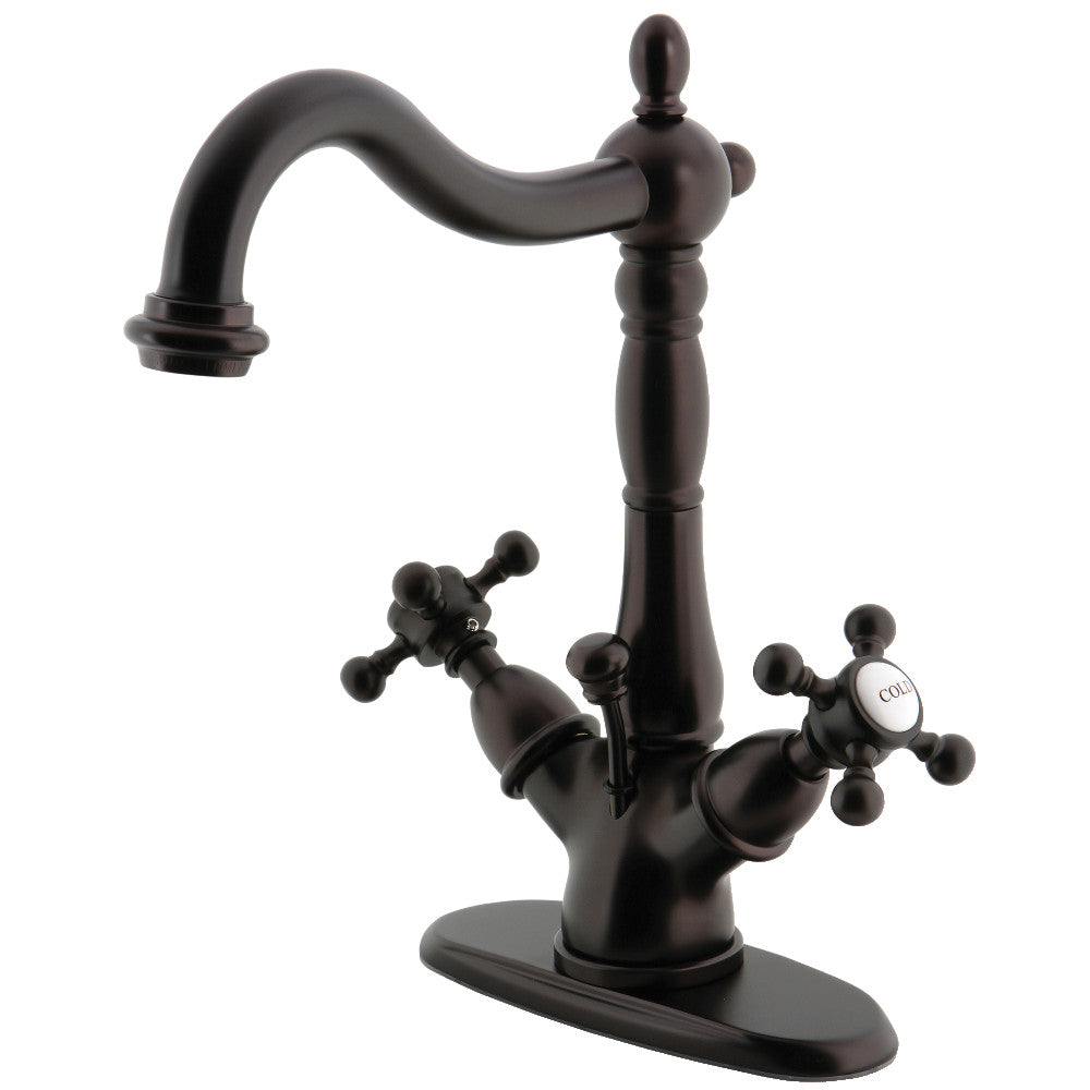 Vintage 4 Inch Centerset Bathroom Faucet in Oil Rubbed Bronze