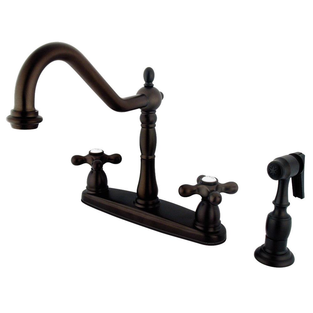 Heritage Centerset Kitchen Faucet in Oil Rubbed Bronze