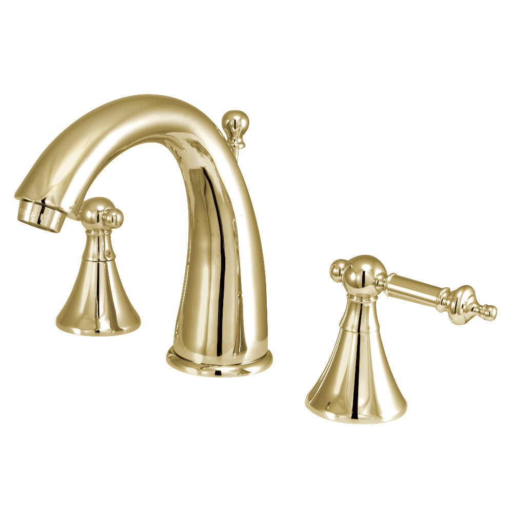 Templeton Widespread Bathroom Faucet in Polished Brass