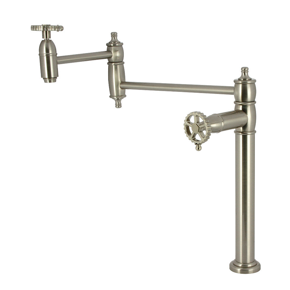 Fuller Pot Filler Faucet in Brushed Nickel