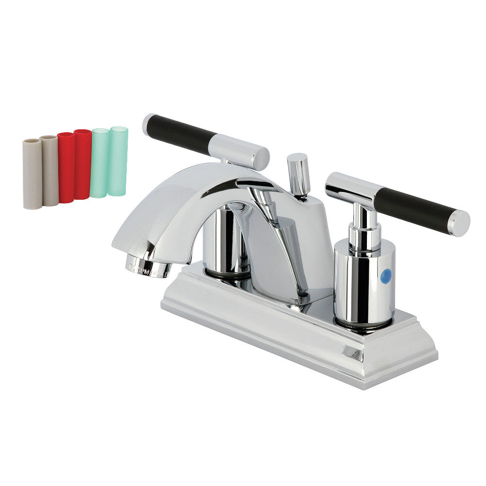 Kaiser 4 Inch Centerset Bathroom Faucet in Polished Chrome