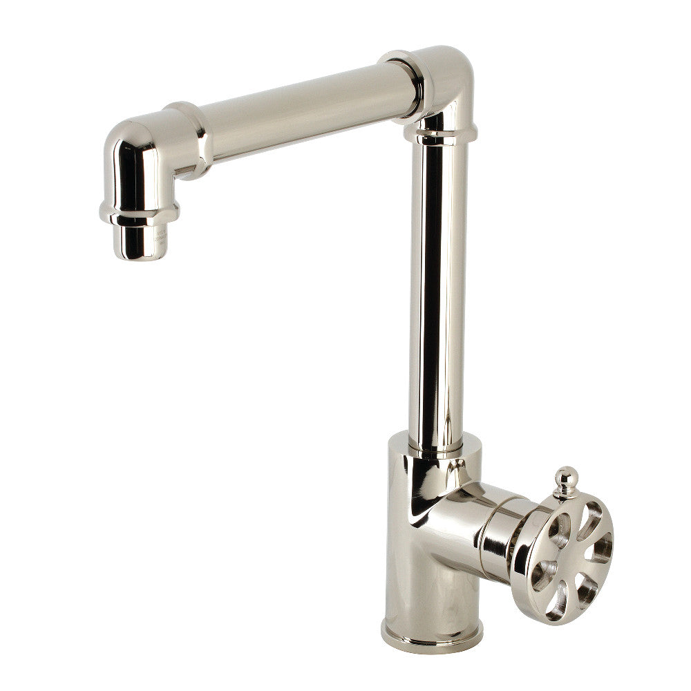 Belknap Single-Hole Bathroom Faucet in Polished Nickel