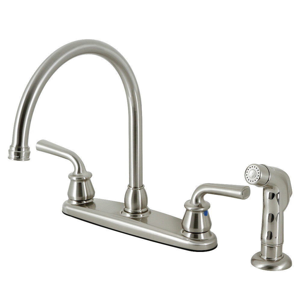 Restoration Centerset Kitchen Faucet in Brushed Nickel