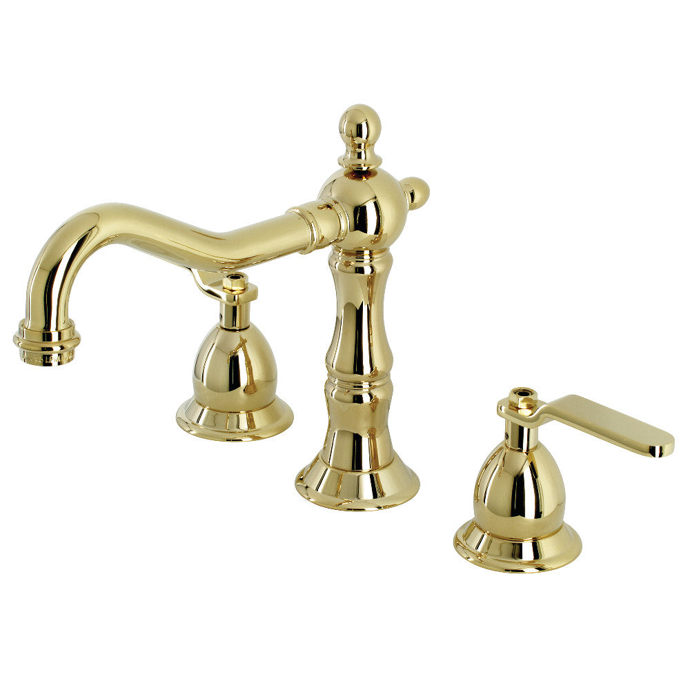 Whitaker Widespread Bathroom Faucet in Polished Brass