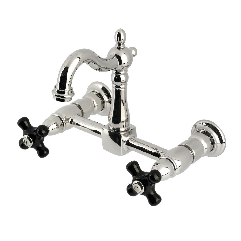 Duchess Wall Mount Kitchen Faucet in Polished Nickel