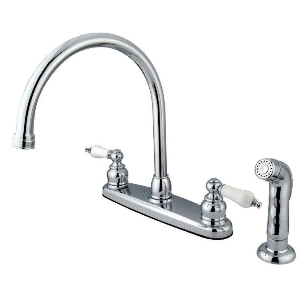 Vintage Centerset Kitchen Faucet in Polished Chrome