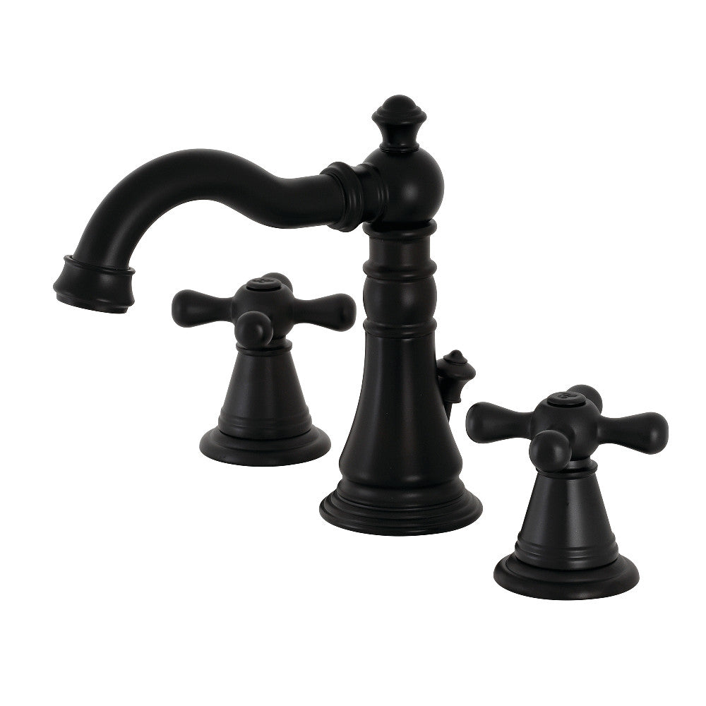 American Classic Widespread Bathroom Faucet in Matte Black