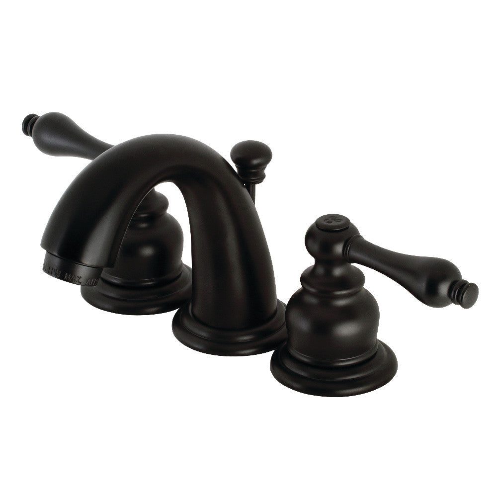 Victorian Widespread Bathroom Faucet in Matte Black