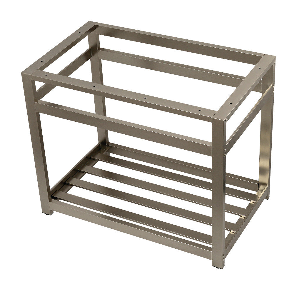 Kingston Commercial 37 Inch Console Sink in Brushed Nickel