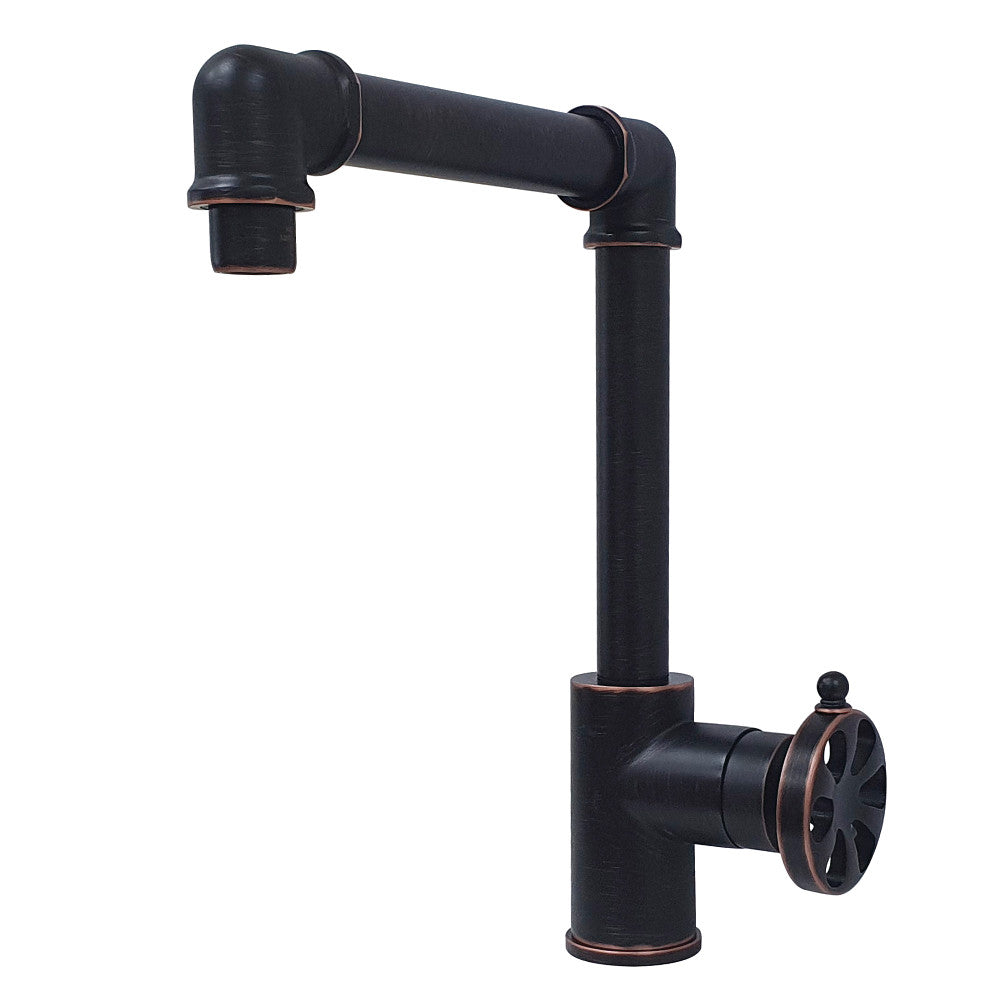 Belknap Single-Hole Bathroom Faucet in Naples Bronze