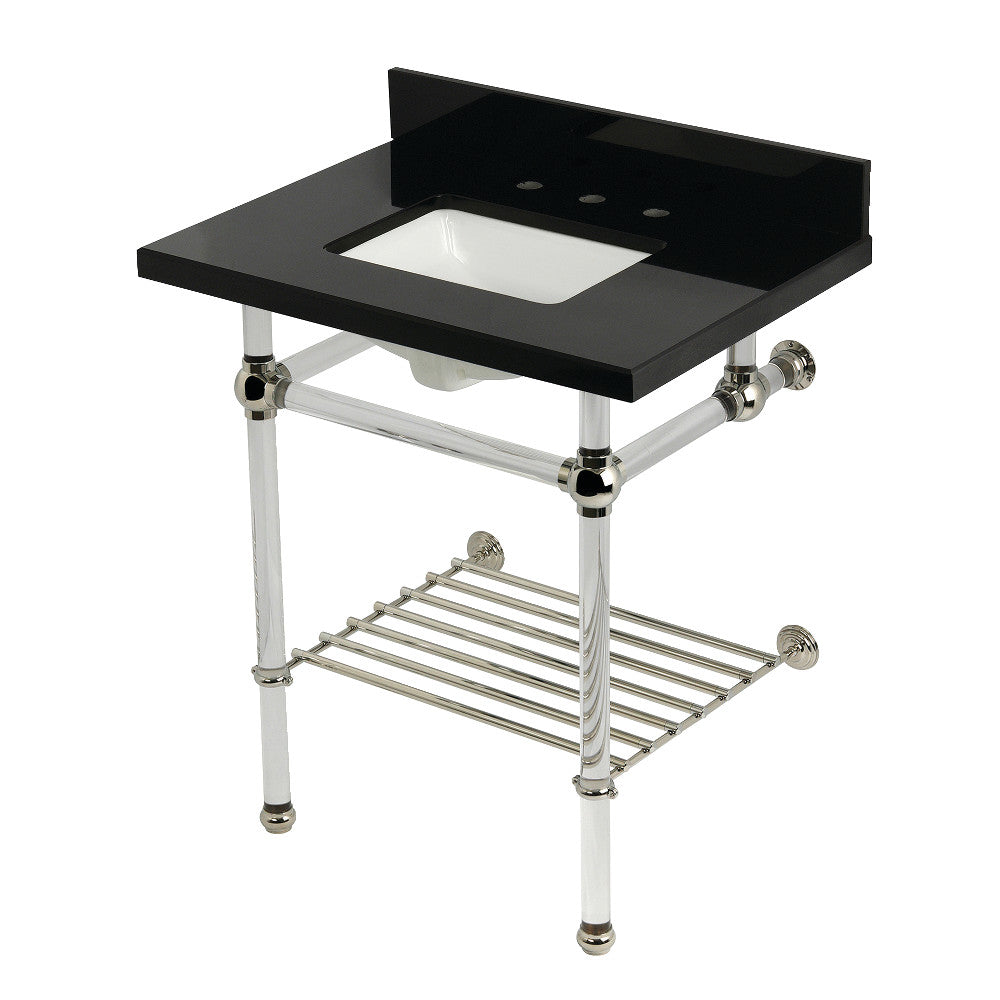 Templeton 30 Inch Console Sink in Polished Nickel