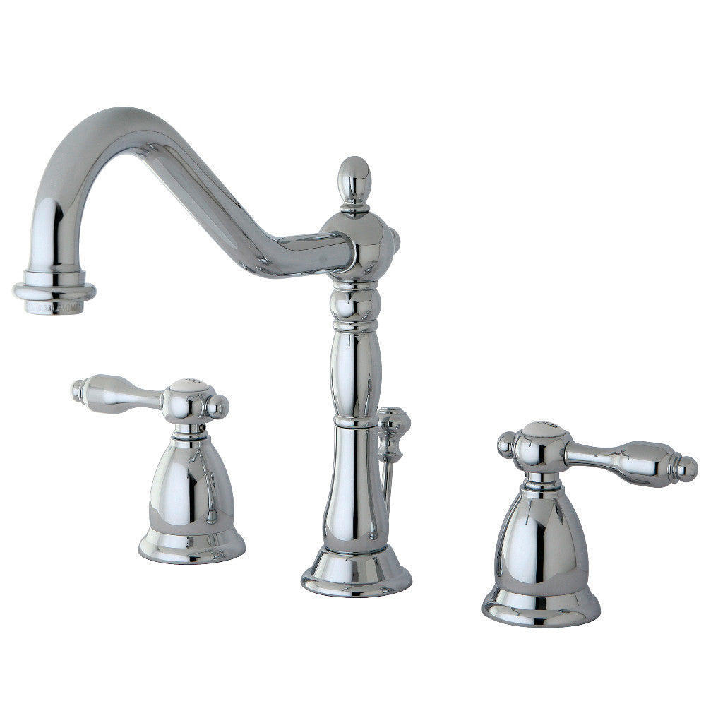 Tudor Widespread Bathroom Faucet in Polished Chrome