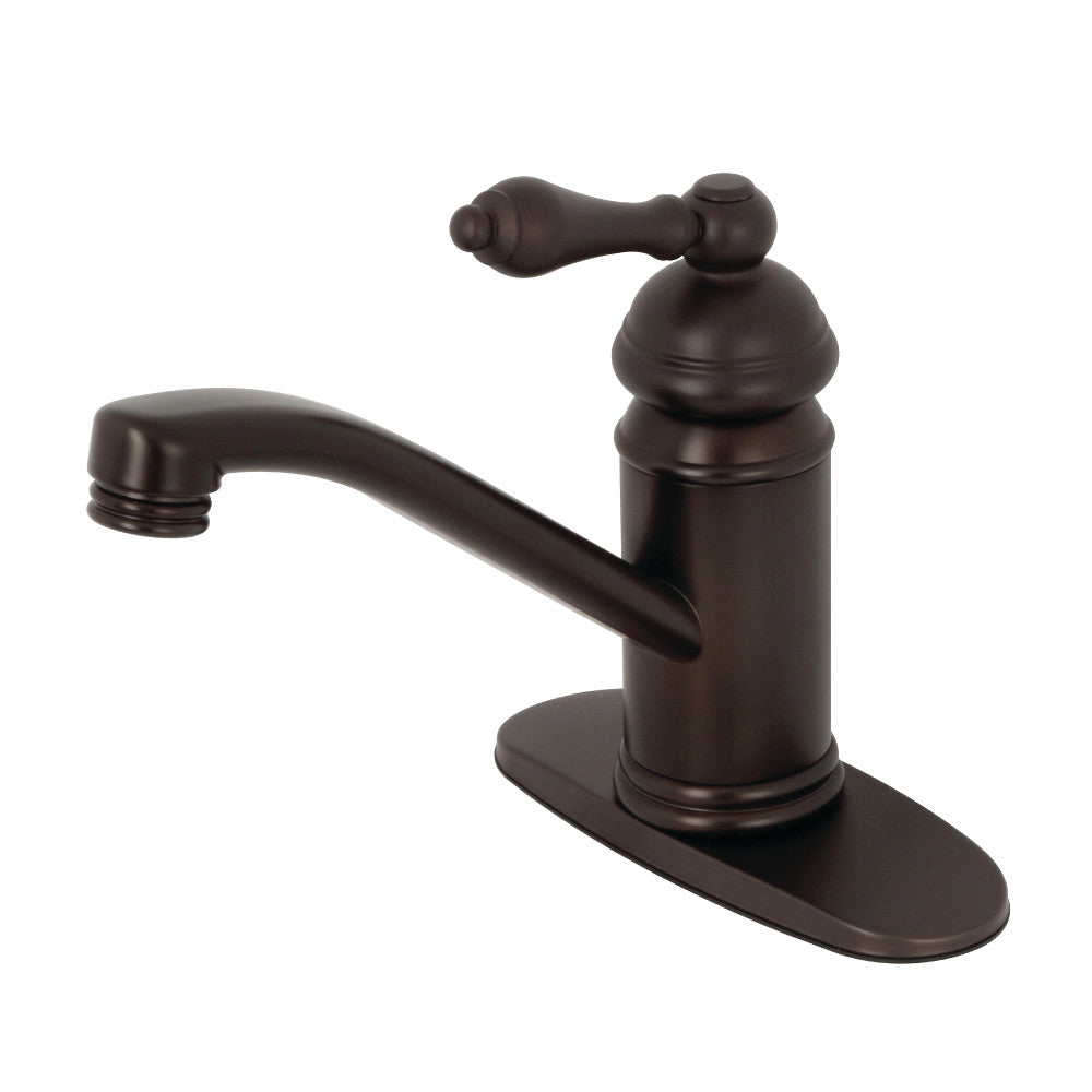 Vintage Single-Hole Bathroom Faucet in Oil Rubbed Bronze