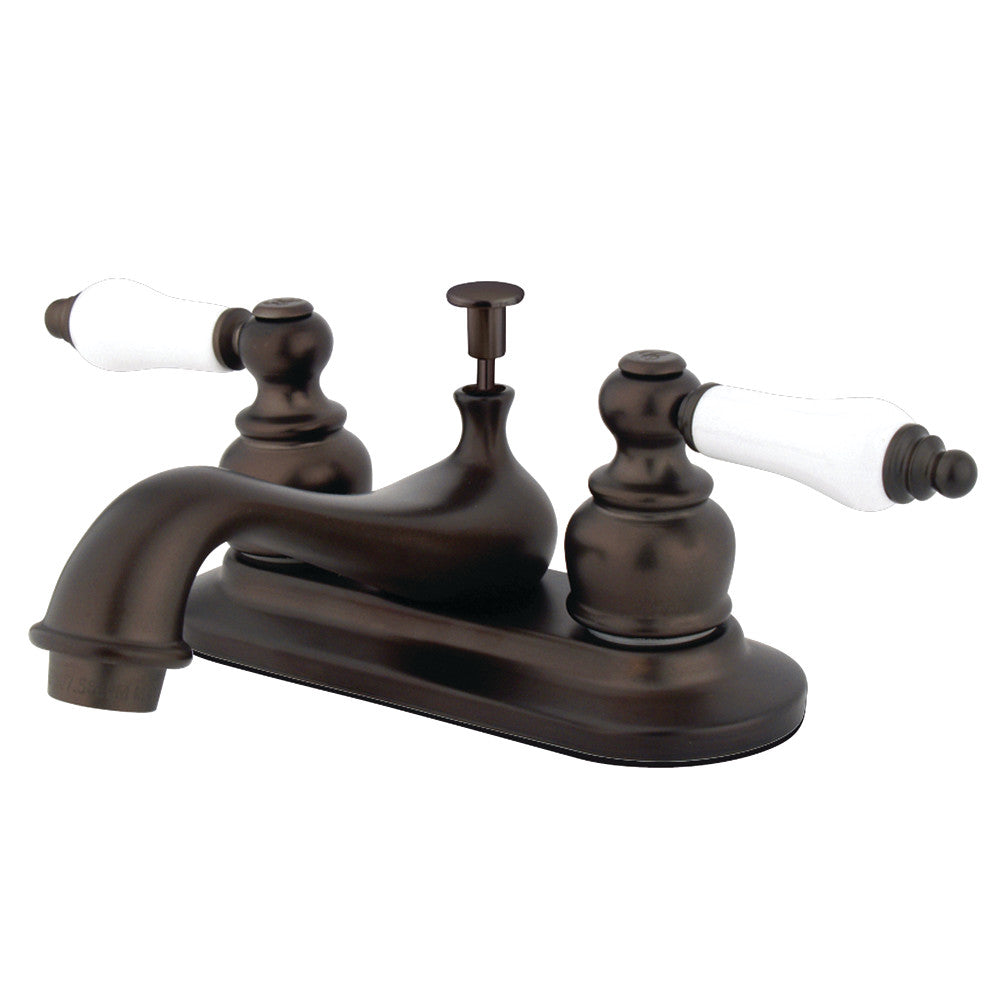 Restoration 4 Inch Centerset Bathroom Faucet in Oil Rubbed Bronze
