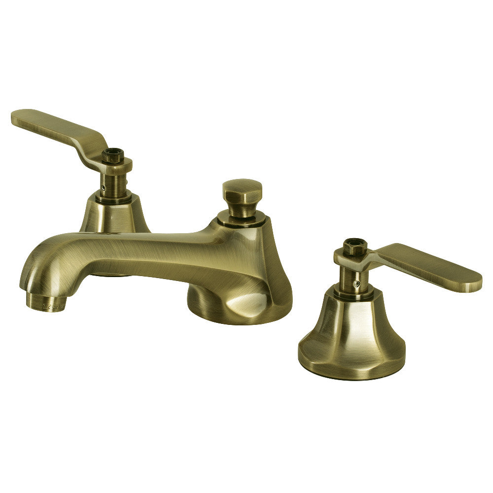 Whitaker Widespread Bathroom Faucet in Antique Brass