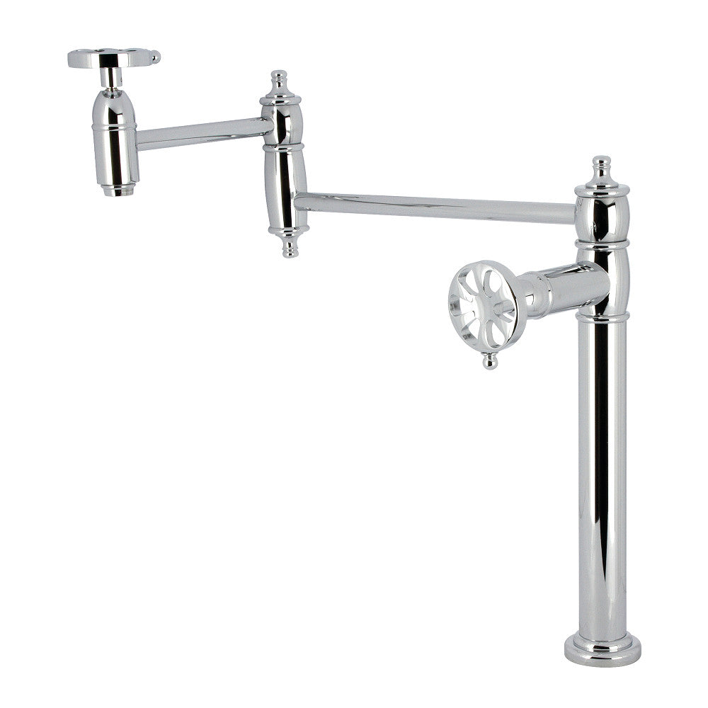 Belknap Pot Filler Faucet in Polished Chrome