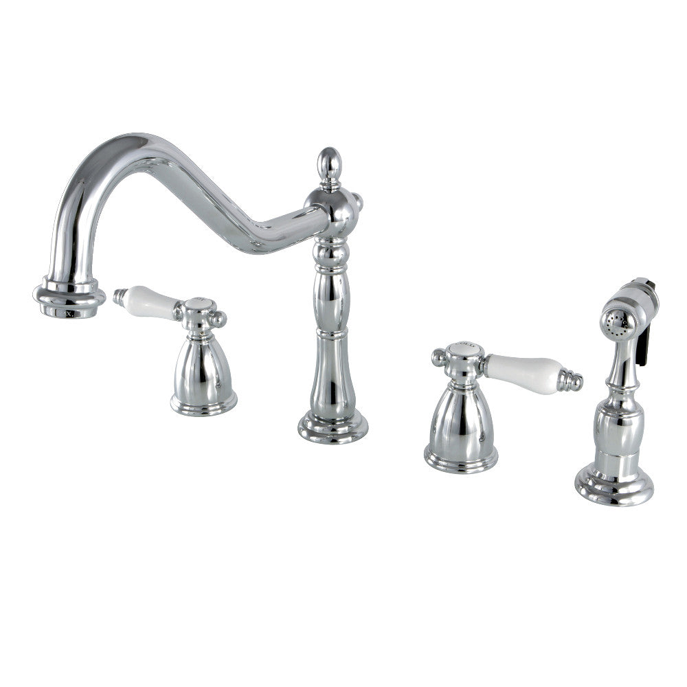 Bel-Air Widespread Kitchen Faucet in Polished Chrome