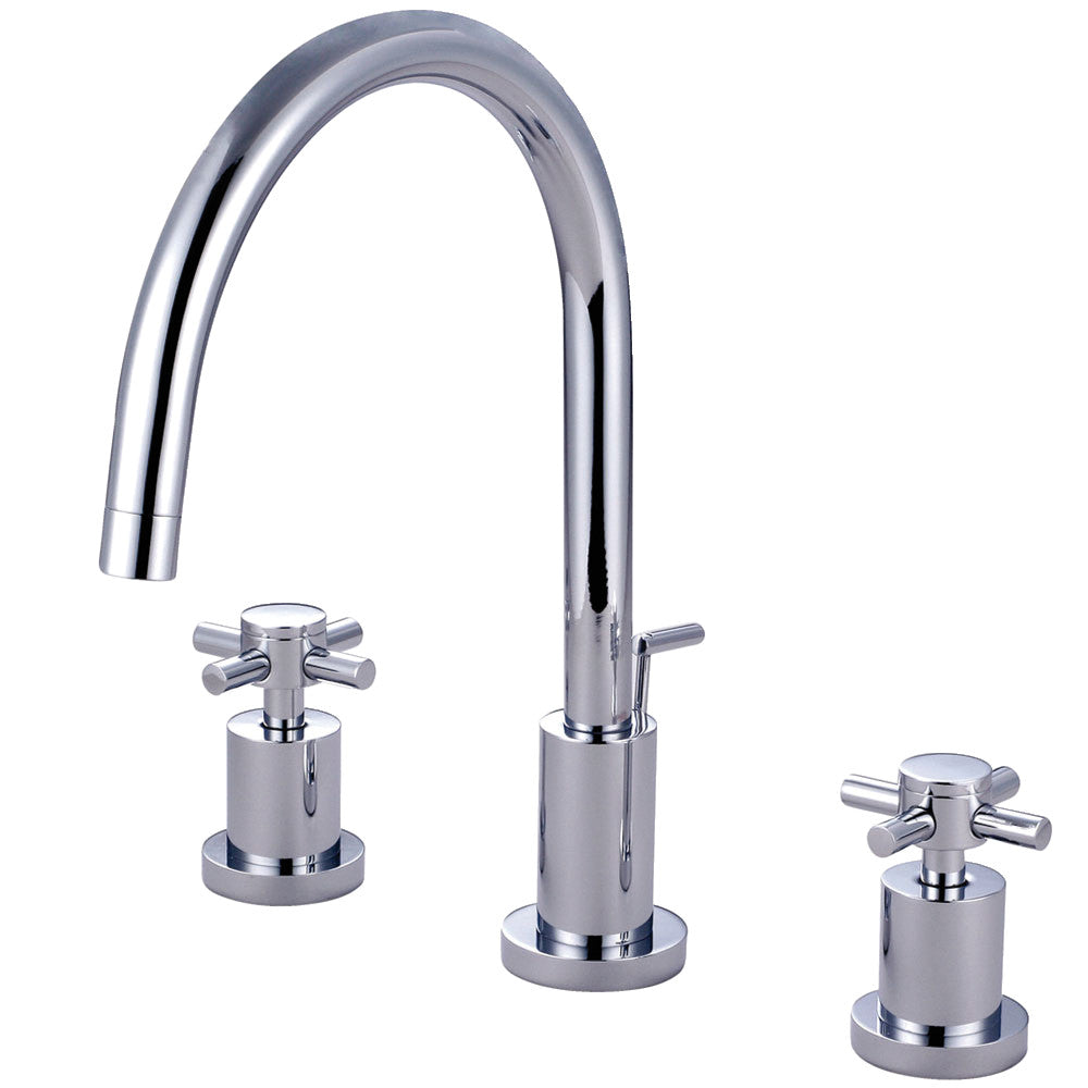 Concord Widespread Bathroom Faucet in Polished Chrome