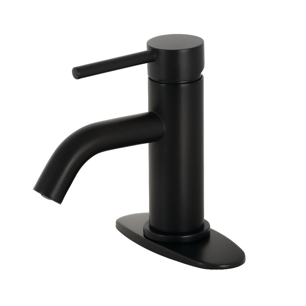 Concord Single-Hole Bathroom Faucet in Matte Black