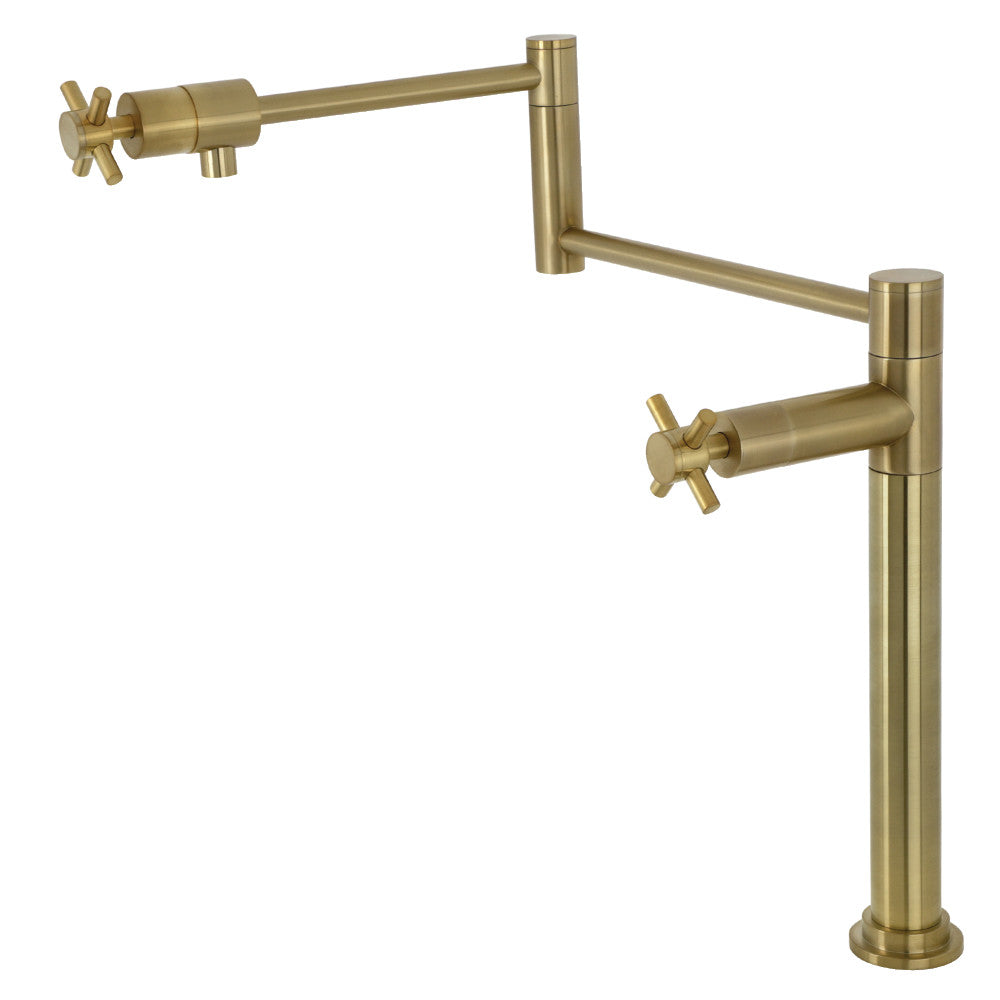Concord Pot Filler Faucet in Brushed Brass