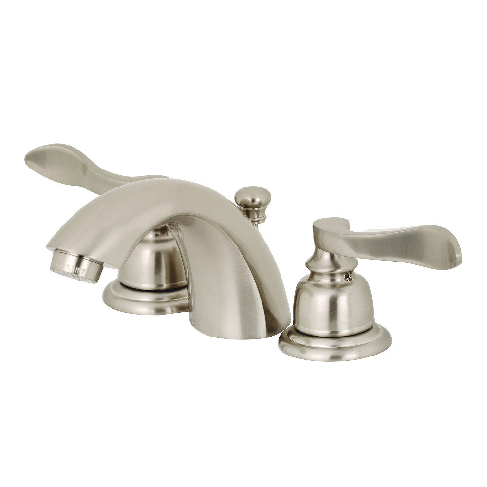 NuWave French Mini-Widespread Bathroom Faucet in Brushed Nickel