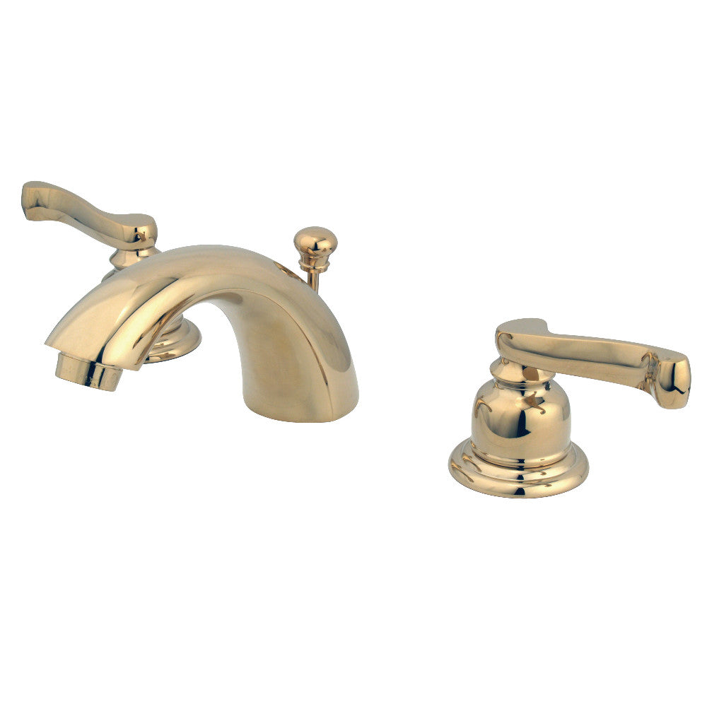 Royale Mini-Widespread Bathroom Faucet in Polished Brass