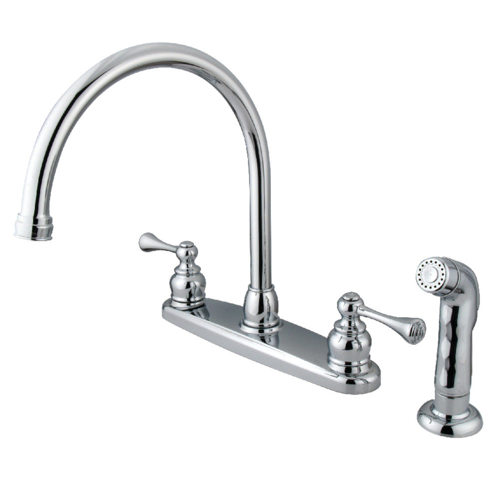 Vintage Centerset Kitchen Faucet in Polished Chrome