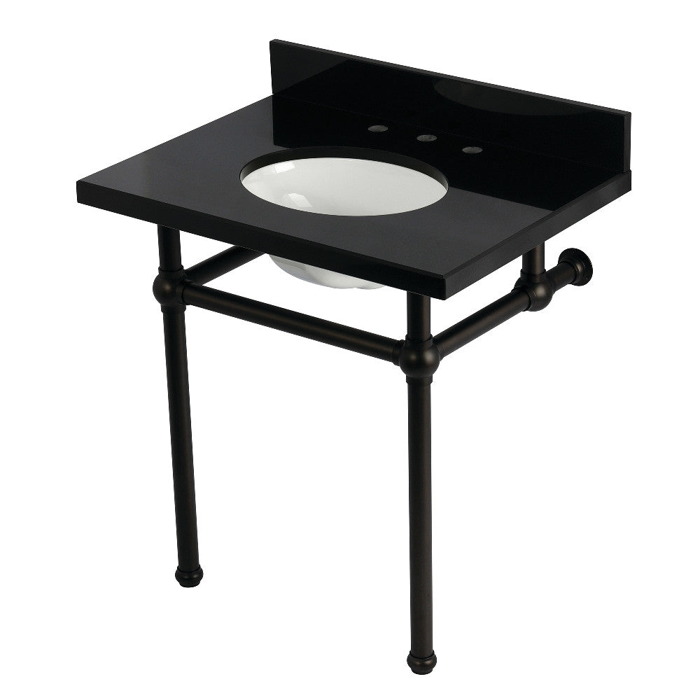 Templeton 30 Inch Console Sink in Oil Rubbed Bronze