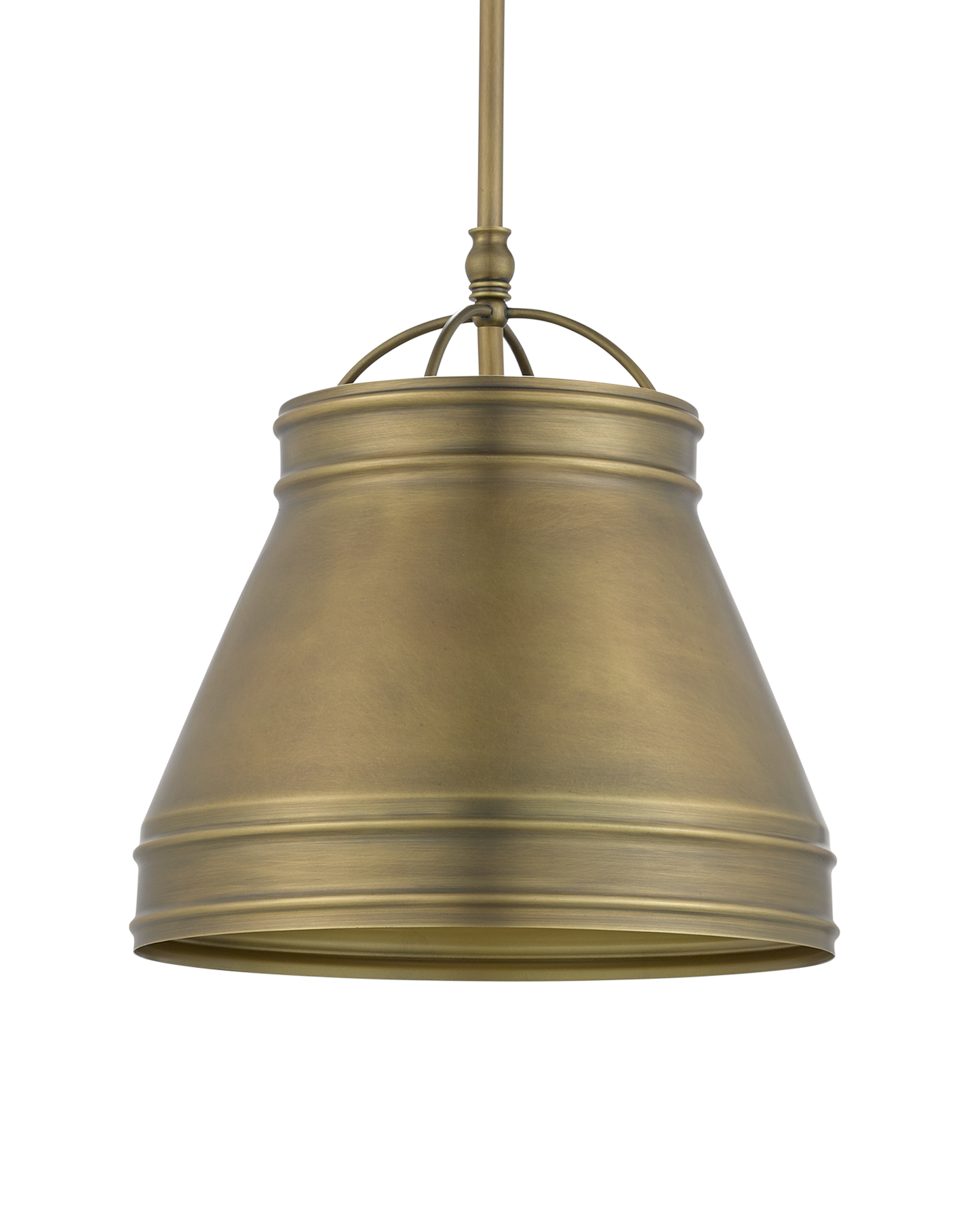 Lumley Brass Pendant