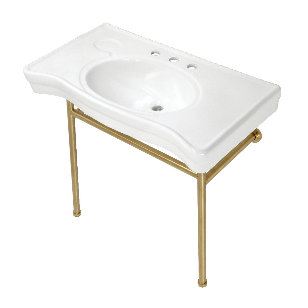 Bristol 35.81 Inch Console Sink in White