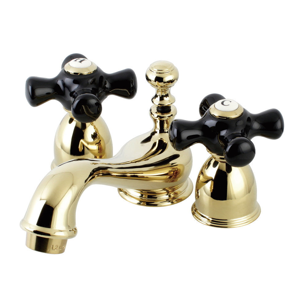 Duchess Mini-Widespread Bathroom Faucet in Polished Brass