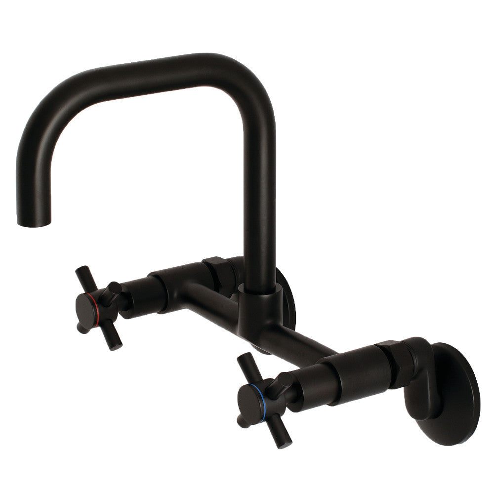 Concord Wall Mount Kitchen Faucet in Matte Black