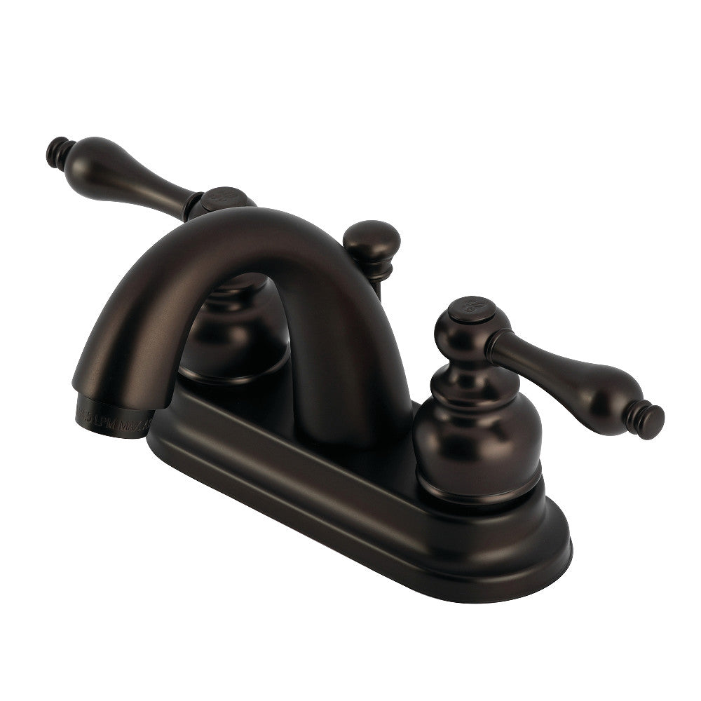 Restoration 4 Inch Centerset Bathroom Faucet in Oil Rubbed Bronze