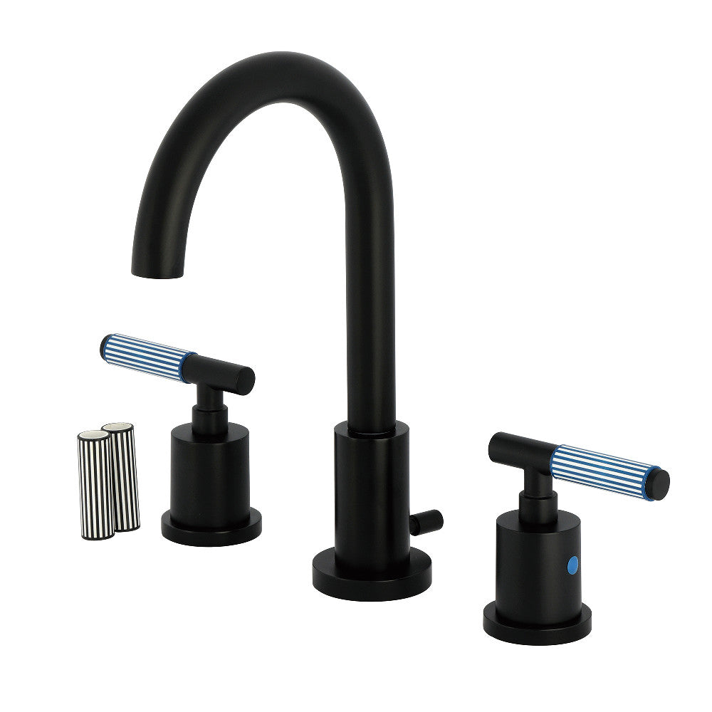 Verona Widespread Bathroom Faucet in Matte Black