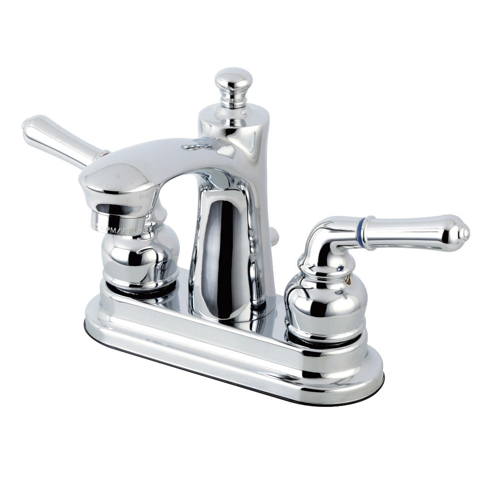 Naples 4 Inch Centerset Bathroom Faucet in Polished Chrome