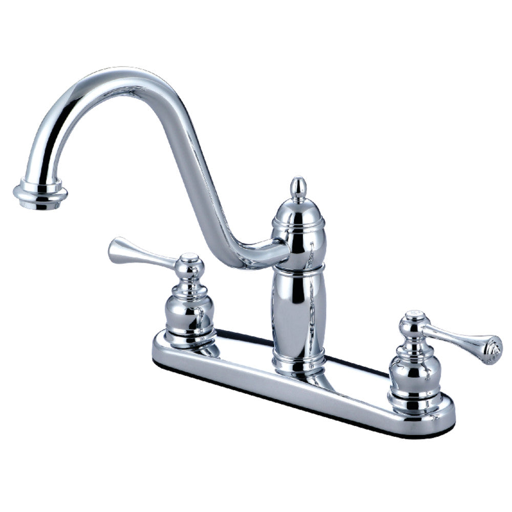 Heritage Centerset Kitchen Faucet in Polished Chrome