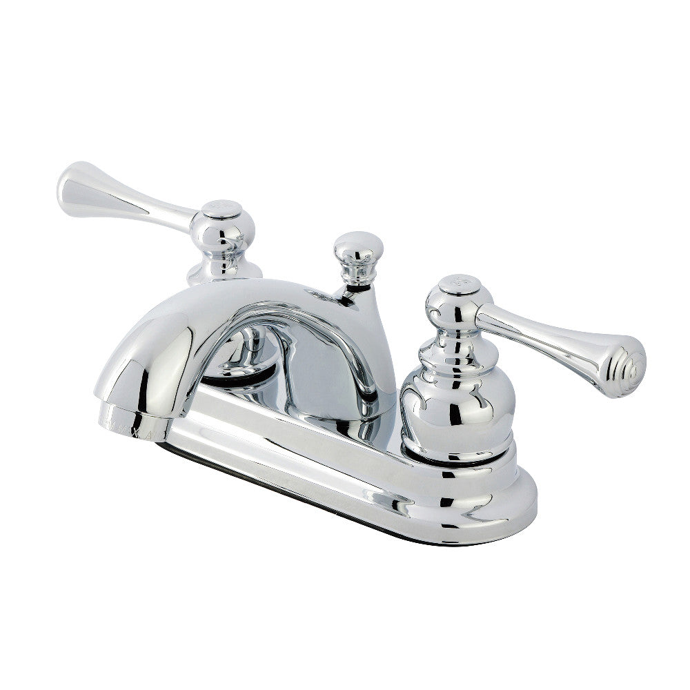 Vintage 4 Inch Centerset Bathroom Faucet in Polished Chrome