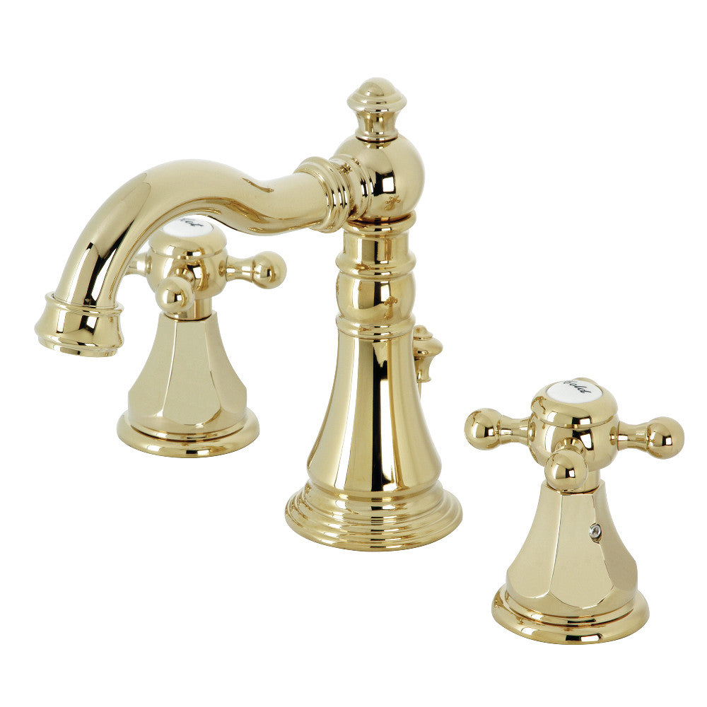 Metropolitan Widespread Bathroom Faucet in Polished Brass