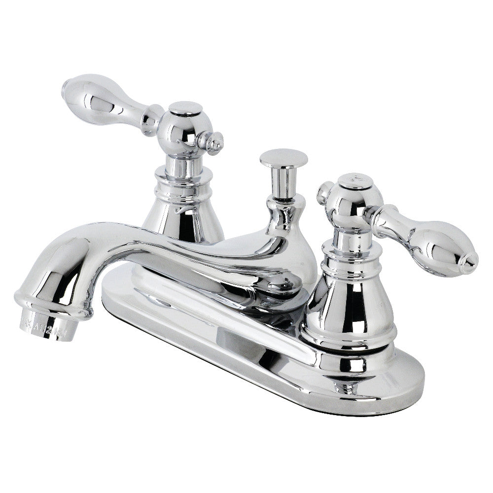 American Classic 4 Inch Centerset Bathroom Faucet in Polished Chrome