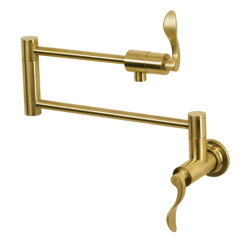 NuWave Pot Filler Faucet in Brushed Brass