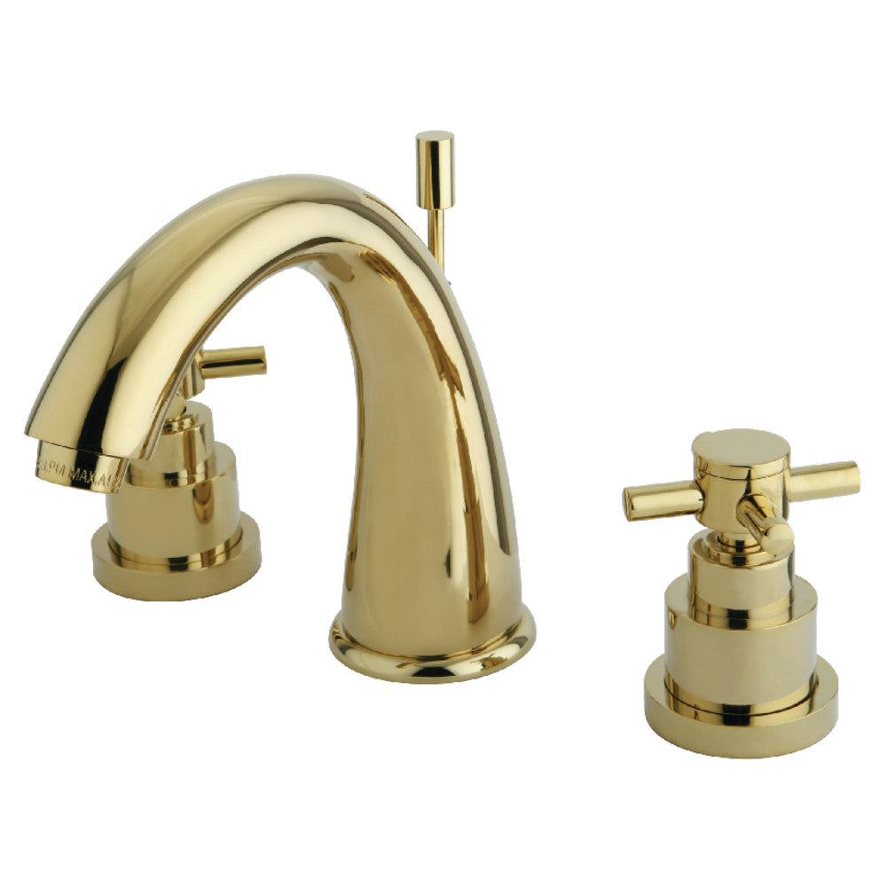 Elinvar Widespread Bathroom Faucet in Polished Brass