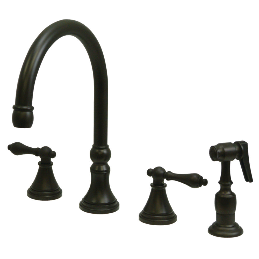 Governor Widespread Kitchen Faucet in Oil Rubbed Bronze