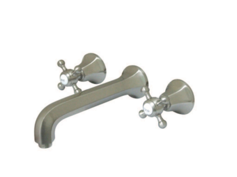 Metropolitan Wall-Mount Bathroom Faucet in Brushed Nickel