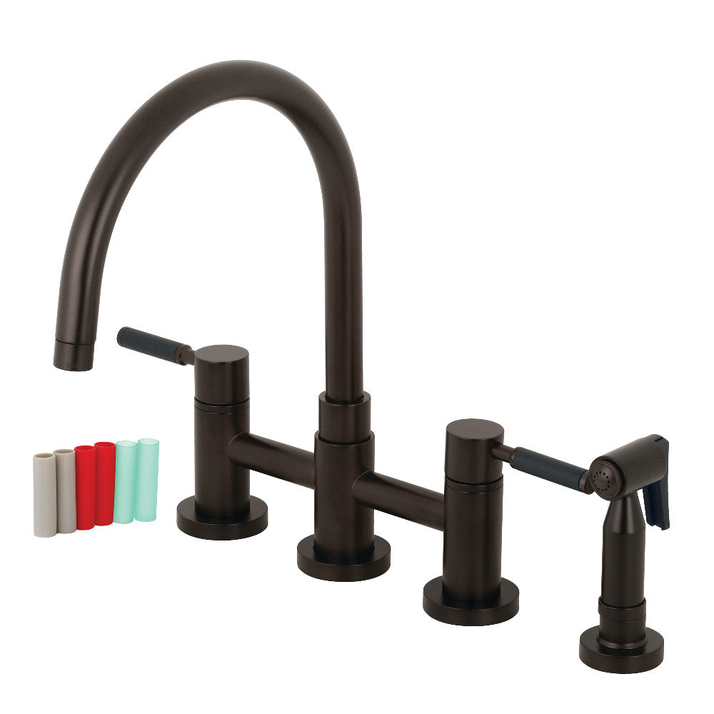 Kaiser Bridge Kitchen Faucet in Oil Rubbed Bronze