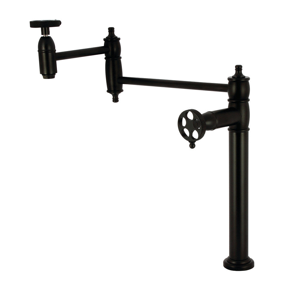 Webb Pot Filler Faucet in Matte Black