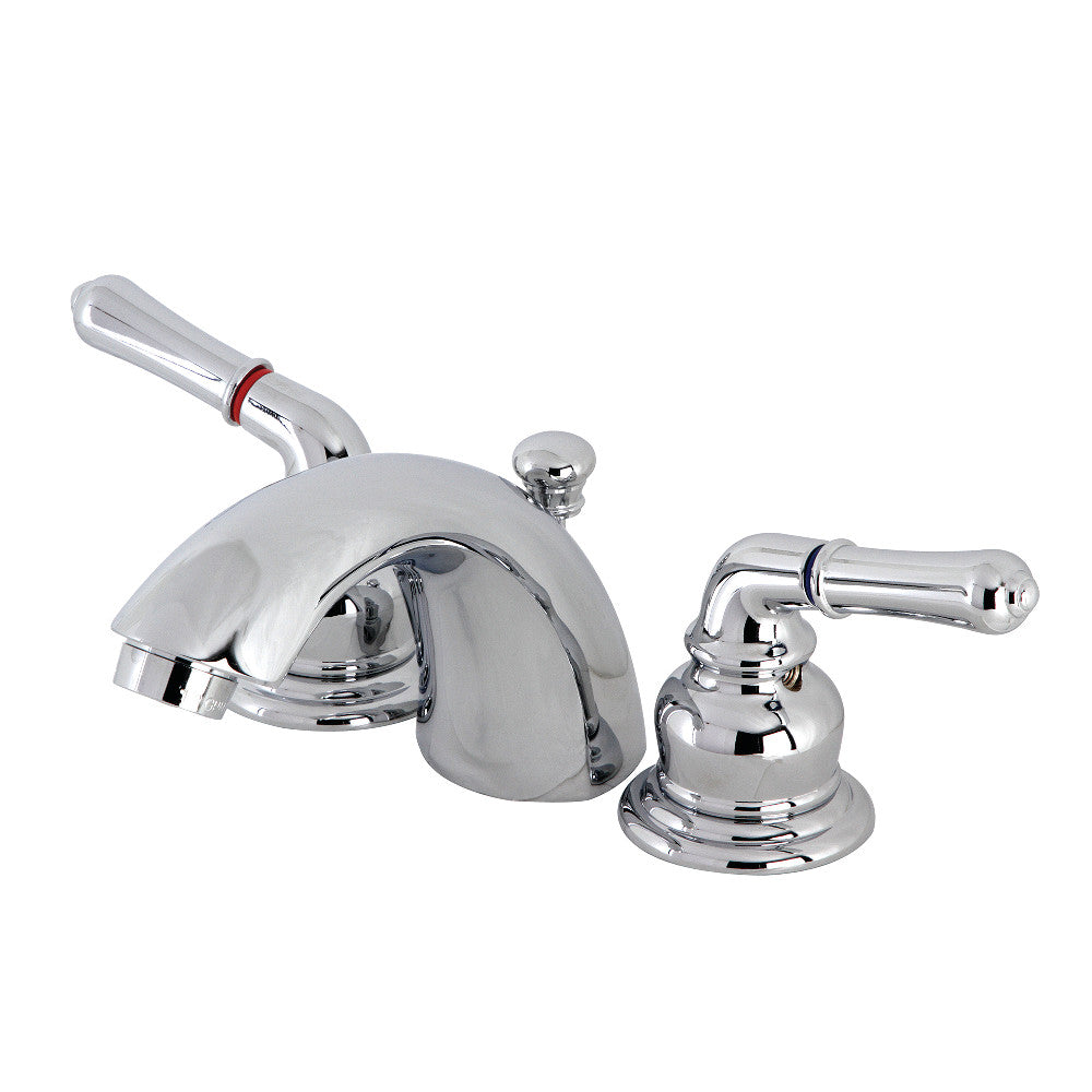 Victorian Mini-Widespread Bathroom Faucet in Polished Chrome