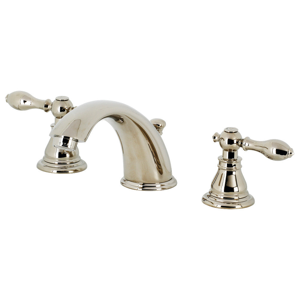 American Classic Widespread Bathroom Faucet in Polished Nickel