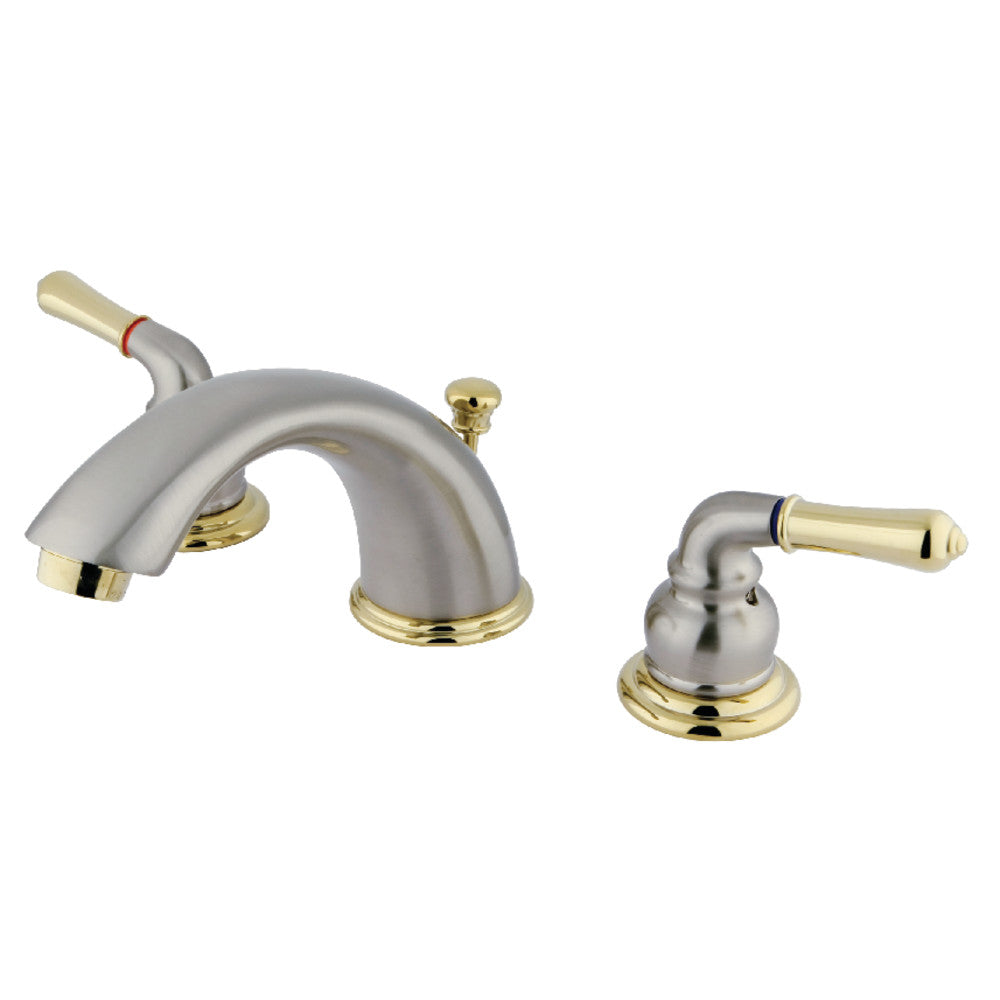 Magellan Widespread Bathroom Faucet in Brushed Nickel/Polished Brass