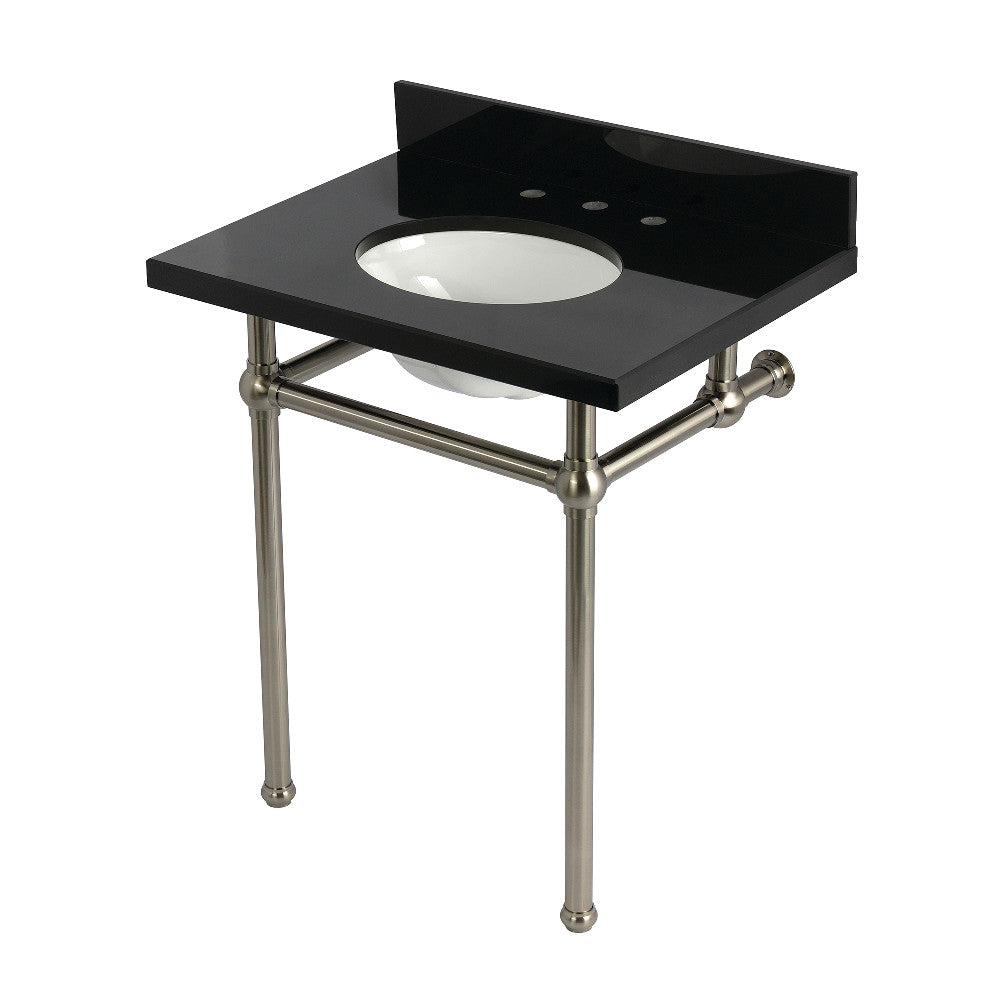 Templeton 30 Inch Console Sink in Brushed Nickel